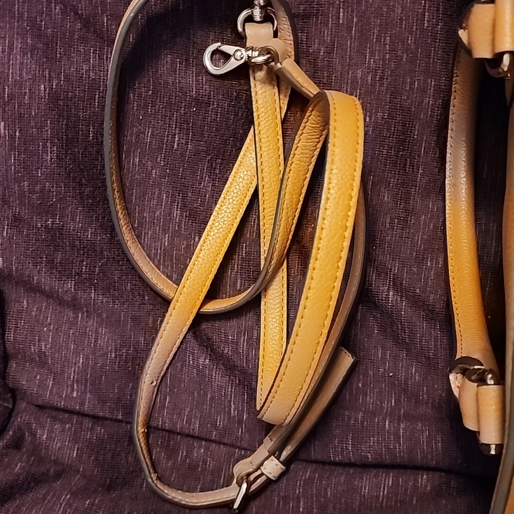 Kate Spade Larchmont Satchel In Warm Cognac Pebbled Leather - Picture 13 of 13